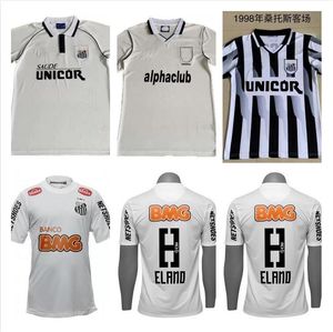 2012 2013 Santos FC Jersey de football rétro 12 13 Ganso Elano Borges Felipe Anderson Vintage Classic Home Football Shirt