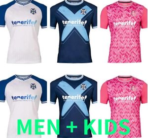 CD Tenerife 23 24 Centenary Kit maillots de football Special 2023 2024 Elady Shashoua Mellot Michel Mollejo camisetas de futbol maillots de football