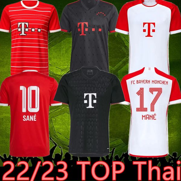 23 24 maillot de football DE LIGT MANE SANE HERNANDEZ BAYERN MUNICH 3ème GNABRY GORETZKA COMAN MULLER DAVIES KIMMICH maillot de football Hommes 2023 2024 uniformes troisième