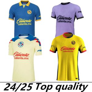 S-4xl Soccer Jerseys Liga MX 25 24 Club America Green Third Henry 3rd Giovani Caceres B.Valdez 2024 2025 Home Away Maillot Men Kit Football J. Quinones