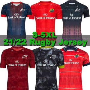 2021 2022 MUNSTER city Rugby jersey ALTERNATIVE home away training 19 20 21 Irlande club shirt Taille homme S-5XL Top Maillots Haute qualité