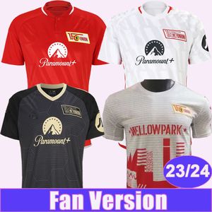 2023 24 Union Berlin Voetbalshirts voor heren KHEDIRA HARAGUCHI BECKER THORSBY TRIMMEL OZTUNALI SEGUIN Home Away Cup Jersey Special Edition voetbalshirts