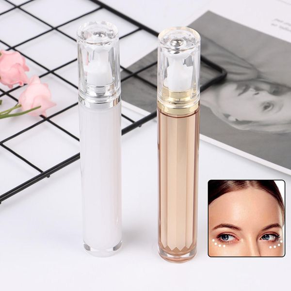 2021 20ml Champaign Gold Acrylic Roll-on Tube Eye Cream Bottles para aceites esenciales Eye Cream Gel Case