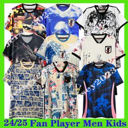 2024 Japanse Anime Voetbalshirts Cartoon UEDA ITO ISAGI ATOM TSUBASA MINAMINO DOAN KUBO MITOMA TOMIYASU ENDO NAKATA Japans uniform Voetbalshirt Chinese draak