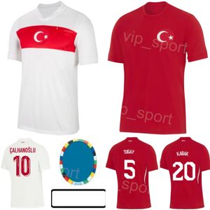 2024 Euro Cup Turkey Soccer Turquia 6 Orkun Kokcu Jersey 18 Mert Muldur 19 Kenan Yildiz 10 Hakan Calhanoglu 14 Yunus Akgun Ismail Yuksek Football Shirt Team National Team