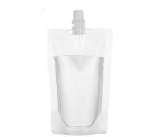 2021 250ml stand-up boisson plastique emballage sac bec pochette pour lait de jus de lait boisson liquide sac d'emballage de boisson