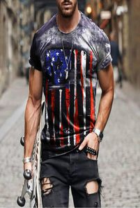 2021 3D National Flag Serise Men T -Shirt Summer Street Fashion Playing Cards Lattice Square Stripe Mens Cool Printing TShirt3588963