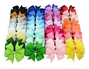 2021 40 couleurs bonbons conception ruban gros-grain épingle à cheveux pour enfants filles enfants bébé Barrettes cadeau de fête