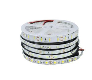 2021 500m blauwe LED -stripverlichting 3528/5050/5630 SMD RGB/Wit/warm/rood waterdichte niet -waterbestendige 300leds flexibele enkele kleur door DHL