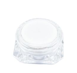 2021 5g 10g 15g Caja de crema con forma de diamante Botella de crema de diamante acrílico Embalaje de maquillaje de plástico Frascos de crema Envase cosmético