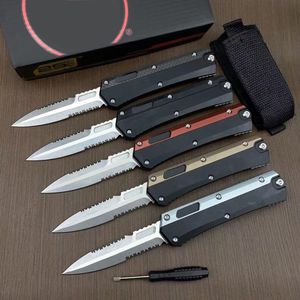 MT-models Glykon 184-10s Cuchillo automático Bounty Hunter Doble acción M390 Combat Auto Pocket Mafia Cuchillos Autodefensa Micro herramientas de corte