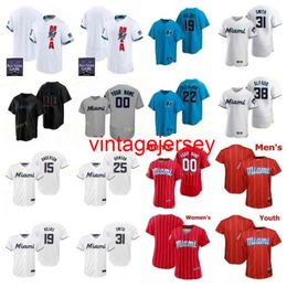 Maillots de baseball All-Star Game 2021 36 Dylan Floro 93 Yimi Garcia 57 Elieser Hernandez 78 Holloway 7 Sandy Leon City Connect