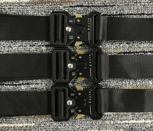 2021 Alyx Rollercoaster Safety Belt 1017 Alyx 9SM Unisex Metal Buckle Canvas Hip Hop Belt9656751