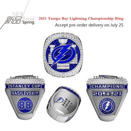 2021 American Professional Men's Ice Hockey Championship Ring Fan Collection Exquisite Replica281K