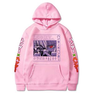 2021 Anime Hunter X Hunter Sweat à capuche pour hommes Femmes Manches longues Anime Manga Kurapika HxH Devil Eye Sweat à capuche Pull Y0804