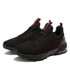 2021 Arrivée Haute Qualité Sport Chaussures De Course Hommes Fly Knit Confortable Respirant Triple Noir En Plein Air Baskets Baskets EUR 40-45 Y-8809