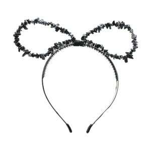 2021 Aankomst veelkleurige steen geknoopte band voor vrouwen hoofdbanden haarbanden hoofddeksels handgemaakte hoepel