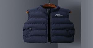2021 Autumn Winter Golf Jacket Fashion Trend con cremallera Down Men a prueba de viento Hombre cálido Nuevo estilo casual de tela shipp905752999862751