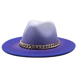 2021 herfst winter wol heren fedoras vrouwen vilt hoed dames sombrero jazz mannelijke bowler cap outdoor vintage top hoeden grote maat