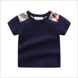 Grande Qualité Baby Boys Summer manches courtes T-shirts Coton Enfants Tops T-shirts Vêtements Enfants Vêtements T-shirt Chemise enfant 2-7 ans