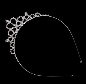 Bandeau princesse pour petites filles, couronne de mariée, diadème en cristal et diamant, cerceau pour cheveux, accessoires, 2021