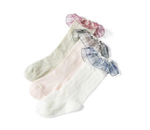 2021 chaussettes à tube long bébé printemps et été mince bébé chaussettes à tube haut