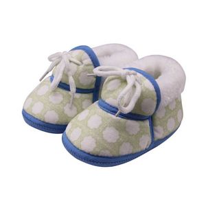 Botas de invierno para bebé, zapatos de algodón con estampado de flores, cinturón para recién nacido, botas cálidas de tubo corto G1023, 2021