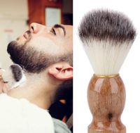 Articles de beaut￩ de la sant￩ Hair Men's Shaving Brush Barber Salon Men Men de nettoyage de la barbe pour le visage Appareil Pro outil rasant Brosses de rasoir