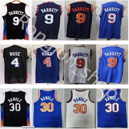 2021 camisetas de baloncesto 4 Derrick 9 RJ Rose Barrett 30 Julius Randle Retro Walt Frazier 10 camisetas de jersey