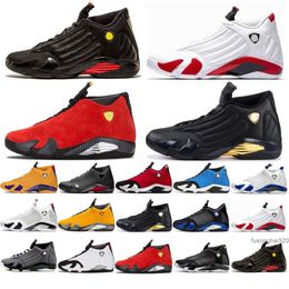 2021 Chaussures de basket Jumpman 14 14s Hommes Gym Bleu Rouge Candy Cane Université Or Hyper Royal Hommes formateurs Sport Baskets jorda jordens