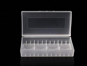 2021 Batterij Portable Plastic Clear Cased Clear Battery Case voor 18650 18350 Batterijen DHL 2355925