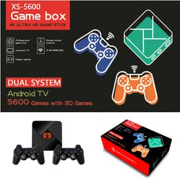 2021 Meilleure nouvelle console de jeu XS-5600 Retro TV BOX pour console de jeu vidéo PS1/PSP/SFC/NEO/Arcade/GBA/N64 avec jeux 3D classiques de 5600 pouces