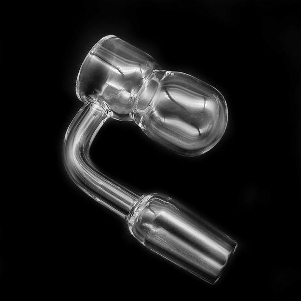 2021 Borde biselado 3 mm Cuarzo Banger Accesorios para fumar Protector contra salpicaduras Fondo redondo 10 mm 14 mm 18 mm Clavos sin domo para Dab Rig Glass Water Bongs DHL