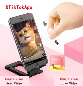2021 Bluetooth Fingertip Video -controller voor Tiktok Short VideoS Book Page Fliping Devices Mobile Phone Remote Telefoon Device9576723