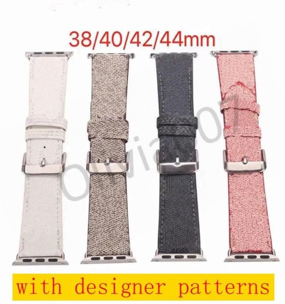 2021 Bracelet Bracelet pour Apple Watch série SE 3840mm 4244mm iWatch 6 5 4 3 2 1 Bracelet de montre en cuir véritable boucle ceinture de poignet o076910581