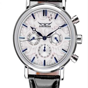 2021 Gloednieuwe zwarte mannen en vrouwen passen bij zakelijke auto -mechanische herenhorloge vintage pols horloge voor cadeau220q
