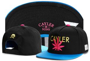 2021 Gloednieuwe Cayler Sons Snapback Hoeden voor Mannen Vrouwen Volwassen Sport Hip Hop Street Outdoor Sun Baseball Caps N12