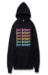 2021 Britney Spears Mooie PO Gedrukt paar kleding Vier seizoen Nieuwe hoodie Hippop Streetwear Oversize Clothing H08235946048