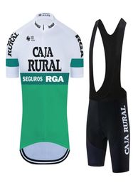 2021 Caja Rural Summer Cycling Jersey Set Breathable Team Racing Sport Bicycle Jersey Mens Cycling Clothing Short Jersey1093877