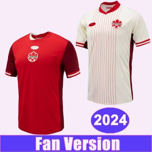 2024 Canada National Team Heren Soccer Jerseys Davies Home Away Football Shirts Shirts Adult Uniforms