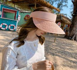 2021 Cap Sunshade Women039s Summer et UV Protection Big Overhead Outdoor Sports No Top Fashion Sun Baseball Hat7989645