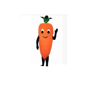 Costume de mascotte de dessin animé de carotte, déguisement d'animal, 2021