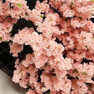 2021 Cherry Blossoms Kunstbloemen takken voor bruiloft boog brug decoratie plafond achtergrond muur decor nep bloem