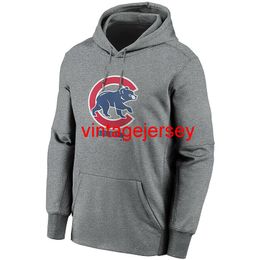 2021 Chicago Therma Performance Pull Sweat à capuche gris S-3XL