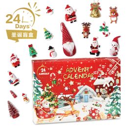 2021 Kerstdecoraties Toy Mystery Boxes Creatieve Countdown Hanger Kerstcadeaus Blinde doos