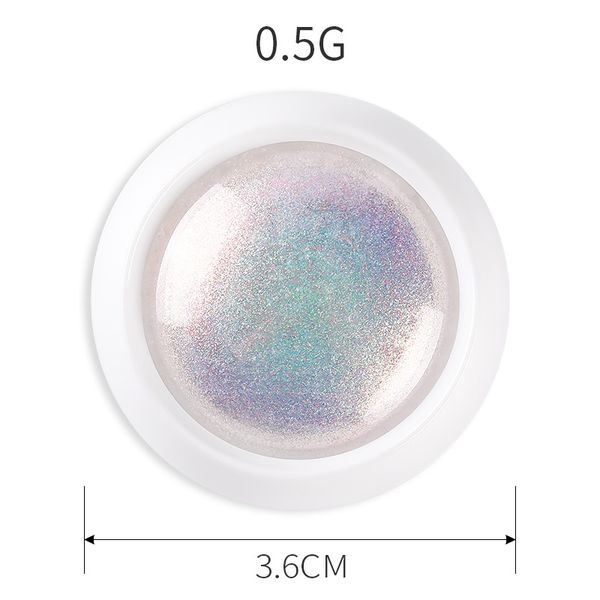 2021 Chrome perle coquille poudre Nail Art paillettes Pigment poudre brillant longue durée manucure ongles pointe décoration Gel vernis poussière