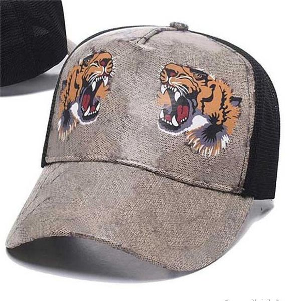 2021 Classic Caps top qualité serpent tigre abeille chat toile avec hommes casquette de baseball sac à poussière mode femmes chapeau de soleil seau Chapeaux