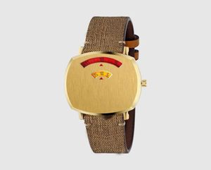 2021 Classic Cartoon Pattern Dames Digital Fashion Quartz Watch met Goldtone Case Ladies roestvrij staal horloges luxe merk M2971912