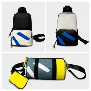 Unisex-Sport-Umhängetasche, Herren-Designer-Cross-Body-Geldbörse, Avenue-Schultertasche, Umhängetaschen, Outdoor-Sporttasche, modische Kissentasche mit Farbblockierung, schnelle Tasche