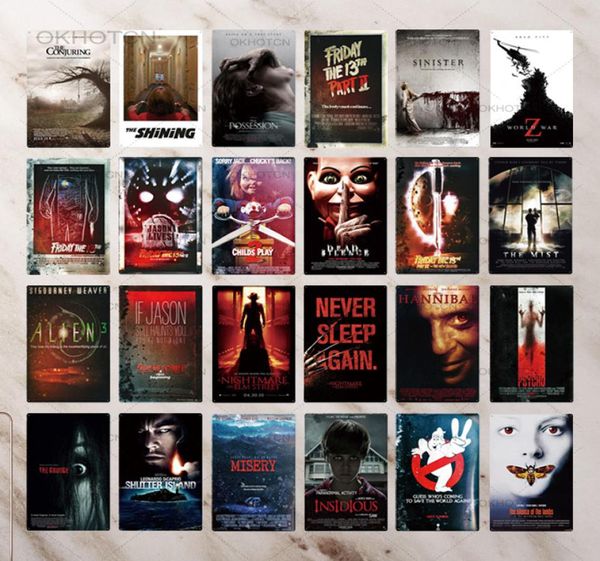 2021 Classic Movie Metal Painting Poster Plaque Metal Vintage Top Film Film Sign Sign Decor for Bar Pub Club Man Cave Chic Modern P7778978